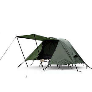 70D Nylon PU 5000mm Configuración rápida Camping Cuna Tienda Ultraligera Portátil Cama de campamento individual Tienda de campaña para viajes Senderismo - Product Image 1