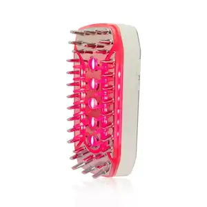 Laser Hair Growth Comb Electric Red Light Treatment Head Massager Hair Brush Restore Therapy Hair Loss Device