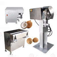 Machine à décortiquer les noix de coco avec éplucheur de coques dures pour usine de fabrication et vente au détail, moteur comme composant central