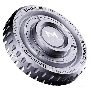 Spinner de doigt en métal EDC, jouet de décompression à cliquet pour soulager le stress, rotateur manuel pour l'autisme - Product Image 6