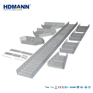 Hdmann OEM ODM Certificato UL, Produzione di Canaline per Cavi Galvanizzate da 10CM, 150MM, 300MM, 400MM, 450MM, 800MM per Impianti Elettrici Esterni - Product Image 1