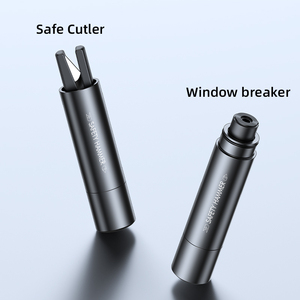 Bộ dụng cụ cứu hộ khẩn cấp đa năng 2 trong 1 bằng kim loại, cắt dây an toàn, phá kính ô tô, búa cứu sinh - Product Image 2