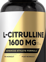 L-Citrulline 1600mg |   200 Capsules |   Adulte |   Formule pour athlètes avancés |   Complément énergétique sans OGM et sans gluten