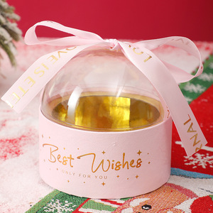 <span class=keywords><strong>2025</strong></span> trong suốt <span class=keywords><strong>Acrylic</strong></span> thời gian bóng Hộp Quà Tặng riêng biệt tròn xi lanh cứng nhắc ruy băng Giáng sinh tay Hộp quà tặng bao bì - Product Image 2