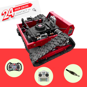 EPA euro5 tất cả các địa hình từ xa máy cắt cỏ Robot 550 mét Crawler Điều khiển từ xa nông nghiệp Máy cắt cỏ - Product Image 4