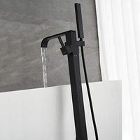Robinet de baignoire à poser au sol en laiton, monocommande avec douchette à main, haute qualité, best-seller