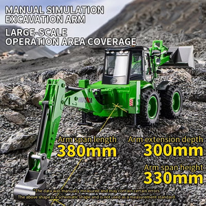 Chargeuse-pelleteuse télécommandée 1579 RC, modèle 2 voies, véhicule d'ingénierie 1:14, camion de construction et excavatrice - Product Image 5