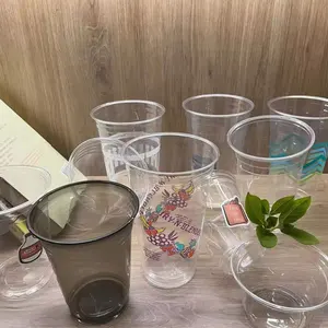 Vasos de plástico café taza de plástico para restaurante