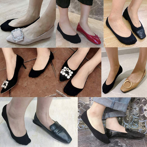 Calze a fodera invisibile taglio Ultra basso <span class=keywords><strong>con</strong></span> impugnatura antiscivolo scarpe eleganti No Show calze donna estate - Product Image 4