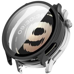 Disfruta de una bonita funda protectora de cristal templado para reloj inteligente OPPO Watch S. - Product Image 2