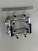 Scanner à réseau phasé R61 à double rail avec roues magnétiques, conception pliable, modèle haute température pour l'essai non destructif des soudures circonférentielles