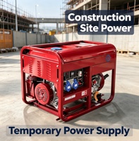 Groupes électrogènes diesel silencieux à châssis ouvert 2,5 kW, 3 kW, 5 kW, 8 kW, 10 kW avec ATS en option 110/220/380 V pour extérieur - Planta Eléctrica