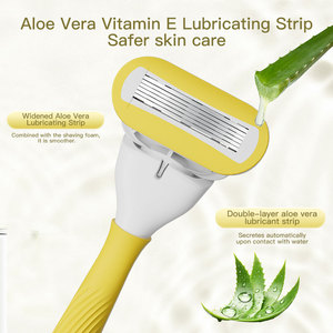 Vente directe d'usine, rasoir <span class=keywords><strong>jetable</strong></span> pour femmes à six lames en acier inoxydable, pour les cadeaux de vacances et les voyages - Product Image 3