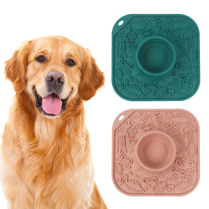 Custom Slow Feeder Silicone Dog Bowl <b>Mats</b> Anti Slip Suction Cup Anti Anxiety Pet Licking <b>Mat</b> - Product Image 1