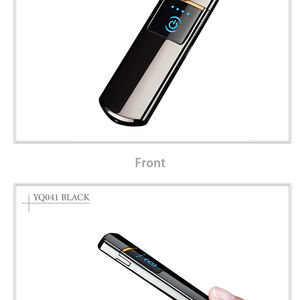 Encendedor USB YQ041 Ultrafino con Pantalla Táctil de Doble Cara, Recargable, Sin Llama, Éxito de Ventas, <span class=keywords><strong>Cigarrillo</strong></span> Electrónico, Hecho en China - Product Image 4