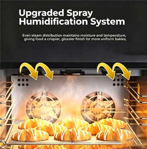 Four à convection commercial à 16 niveaux avec injection de vapeur, four à air chaud électrique et à gaz pour boulangerie - Product Image 5