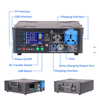 Batterie de recharge sans fil portable We Do Lite 1500W pour téléphone portable, éclairage de scène DJ, machine à étincelles froides, AC90-240V