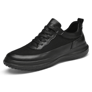 Zapatos Oxford Formales de Primera Calidad para Hombre, Duraderos, de Piel Vacuna con Forro de Malla, Antideslizantes, Negros, para Verano, Negocios y Caminar - Product Image 2
