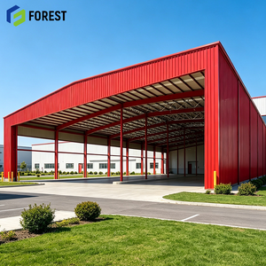 Structure en acier industriel durable à façade ouverte pour entrepôt de marchandises, à assemblage rapide, terminal de chaîne d'approvisionnement clé en main - Product Image 1