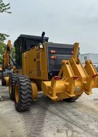 Niveleuse Caterpillar 140K/140H d'occasion avec moteur et pompe, excellentes performances, 18000 kg, 443 heures, à vendre