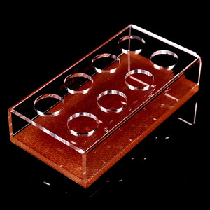 Tùy Chỉnh Rõ Ràng Acrylic Máy Tính Để Bàn Tổ Chức Thân Thiện Với Môi Phong Cách Hiện Đại Văn Phòng Phẩm/Mỹ Phẩm Hiển Thị Hộp Bút Make-up Công Cụ Lỗ - Product Image 6