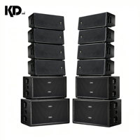 Système de haut-parleurs audio professionnels dédiés à l'extérieur KD-20/SUB8006, double 10 pouces, aimant néodyme, subwoofer actif en ligne, 700W
