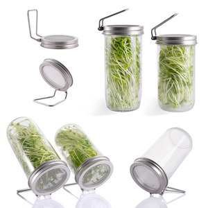Tarro de Vidrio Transparente de Grado Alimenticio de 22oz y 24oz, Libre de BPA, con Tapa de Acero Inoxidable, para Fermentación, Encogimiento y Conservación de Alimentos al por Mayor - Product Image 1