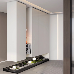 Mobile Contenitore Moderno Personalizzabile in Legno per Soggiorno con <span class=keywords><strong>Scarpiera</strong></span> Salvaspazio per Arredamento Casa, Hotel e Villa - Product Image 5