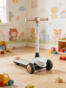 Trottinette pour enfants à plateau extra large avec hauteur réglable et fonction lumineuse, 3 roues pour enfants et tout-petits <span class=keywords><strong>de</strong></span> 3 à 6 ans - Product Image 5
