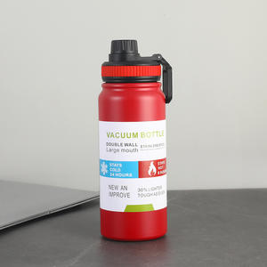Red Vacuum <b>Bottle</b> 600ML 800ML 1000ML Double Wall Stainless Steel Large Mouth Insulated Sports <b>Water</b> <b>Bottle</b> - Product Image 1