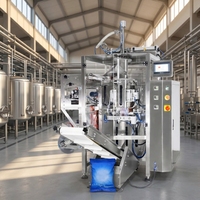 Machine d'emballage automatique VFFS pour liquides (jus, lait, sauce, huile, eau) – Machine d'emballage verticale pneumatique de formage, remplissage et scellage