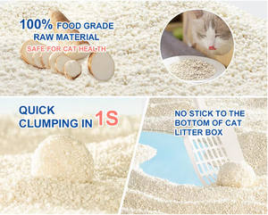 Litière pour chat en manioc à bas <span class=keywords><strong>prix</strong></span>, facile à nettoyer, agglomérante, 10 l, forte absorption des odeurs, écologique, litière pour chat en maïs - Product Image 6