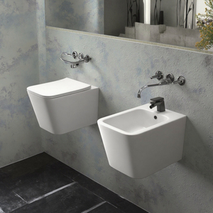 Australia marca de agua moderna de una pieza de porcelana Wc montaje en pared Hotel inodoro en <span class=keywords><strong>cisterna</strong></span> de pared - Product Image 1