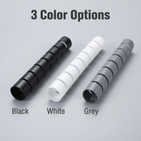 Envoltura Espiral para Cables de PE, Funda de Gestión de Cables, Protector de Cables, Tubo Negro, Blanco, Gris