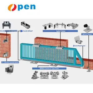 Ensemble de rouleaux de porte et de fenêtre en acier inoxydable très résistants, poulies spéciales pour porte suspendue de cour, quincaillerie de roues de rail - Product Image 4