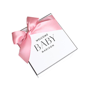 High Quality Recycled Materials Embossing Matt Lamination Magnetic Closure Custom Color Wedding Rigid <b>Box</b> with Ribbon Packaging - Product Image 5