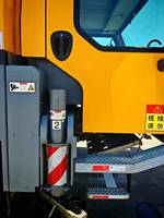 Grue sur chenilles d'occasion de fabrication allemande Liebherr 90t, grue mobile Liebherr LTM1090 90T pour travaux lourds
