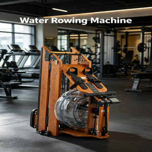 <span class=keywords><strong>Rameur</strong></span> à eau pliable en bois massif, rangement <span class=keywords><strong>vertical</strong></span>, résistance à l'eau, entraînement cardio en intérieur, équipement de fitness pour salle de sport - Product Image 6