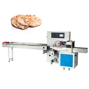 新版本自动皮塔饼面包机器阿拉伯面包包装机