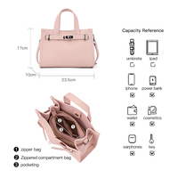 Nuevo Bolso de Mano Clásico de Moda para Mujer, de Cuero Genuino, Piel de Vaca de Primera Calidad, Bolso Bandolera para Uso Diario, Bolsos de Cuero para Dama