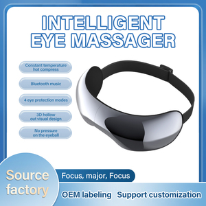 Vibración inteligente portátil Vibración inalámbrica Calefacción eléctrica Música inteligente Protector de ojos Masajeador De ojos - Product Image 6