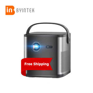 Byintek U80 Max Portab Kích thước bỏ túi hometheater Máy chiếu mini 3D 4K 3LED DLP HD đầy đủ Wifi androfid 11.0 60fps độ sáng cao - Product Image 1
