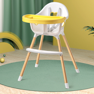 Vente en gros <span class=keywords><strong>Chaise</strong></span> haute en bois pour bébé <span class=keywords><strong>Chaise</strong></span> de repas pour bébé - Product Image 2