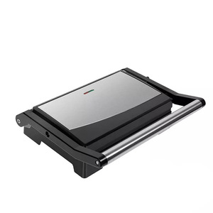 Grille de cuisson électrique professionnelle à <span class=keywords><strong>double</strong></span> nervure RSC Health, presse à <span class=keywords><strong>panini</strong></span> commerciale, machine à sandwichs PG006 - Product Image 1