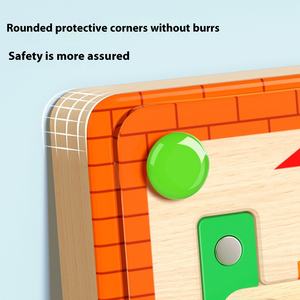 Juguete Montessori de Madera para Niños 2024, Laberinto Magnético de Colores y Números para Clasificar y Contar, Rompecabezas Hecho de Madera - Product Image 3