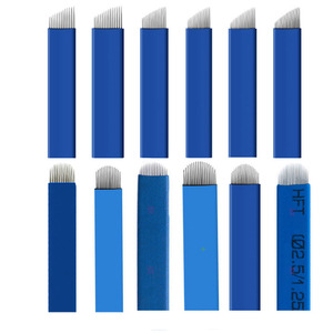 Agujas de Microblading Nano Blade de Venta Caliente, Marca Privada, Afiladas y Permanentes <span class=keywords><strong>para</strong></span> <span class=keywords><strong>Cejas</strong></span> - Product Image 6