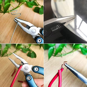 Alicates Multiherramienta Plegables 14 en 1 de Acero Inoxidable con Mango de Aluminio y Mordaza Dentada, OEM, Métricos, para Bricolaje, Camping, Portátiles, de Bolsillo, para Uso en Exteriores - Product Image 6