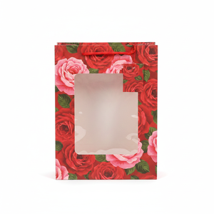 Sacchetto regalo con finestra aperta 10.2 \ "X6 \" X13.3 \ "144 pz/CS forniture per san valentino - Product Image 2