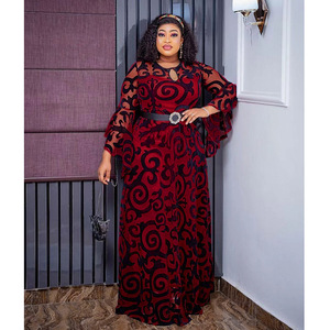 Taglie forti festa in Chiffon Maxi abito donna Dashiki <span class=keywords><strong>Ankara</strong></span> abiti da sposa eleganti <span class=keywords><strong>turchia</strong></span> musulmani africani abiti per donna - Product Image 5