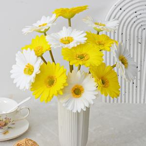 <span class=keywords><strong>Precio</strong></span> al por mayor hecho a mano real-Touch de alta calidad Rosa blanco amarillo color artificial Margarita flor para Festival evento boda decoración - Product Image 1